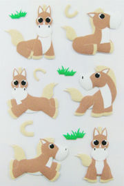 Gepersonaliseerde Landbouwbedrijf Dierlijke Stickers, Promo-de Kleine 3d Stickers van de Paardvorm