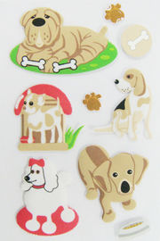 Leuke Puppy Grote Dierlijke Stickers, Zaal de Stickerbladen van Decoratiejonge geitjes