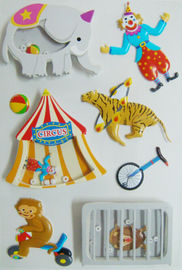 Circus Gedrukte Douane 3d Stickers, de Autostickers van Manierjonge geitjes 80 X 120 Mm