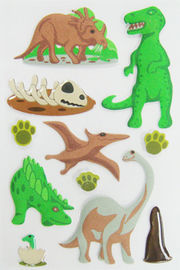 MINI Dierlijke Mooie Gezwollen Dinosaurusstickers, Promo-de Stickers van het Douaneschuim