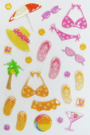 Het Embleem Japanse Gezwollen Stickers van de stranddouane voor Decoratie 80 X 120mm niet Giftig